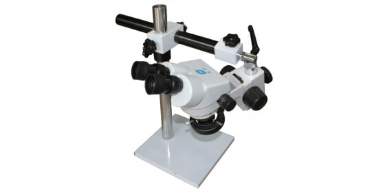 Zoom stereo stone setting microscope