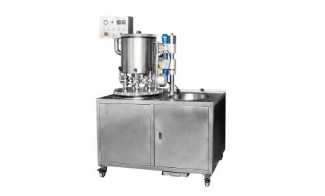 6 Flask capacity vacuum mixer  with vacuum pump inside