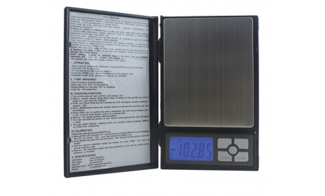 Notebook pocket digital scale